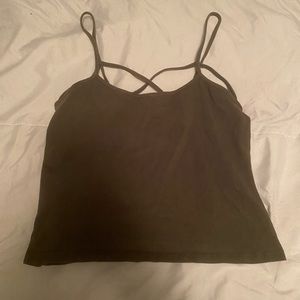 Olive green tank top 🫒